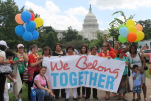 MUA representing with We Belong Together in Washington DC